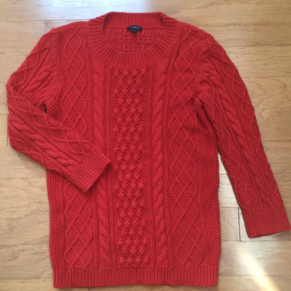 TALBOTS// Auburn Cable-Knit Sweater
